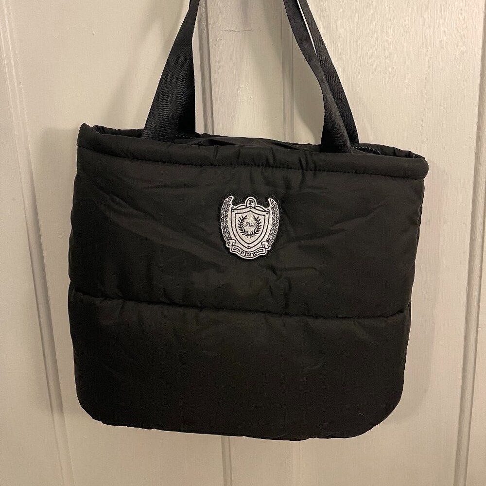 VS Pink Puffer Bag